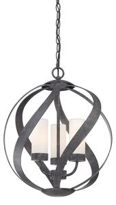 Quintiesse QN-BLACKSMITH-3P-OBK -Външен полилей BLACKSMITH 3xE14/40W/230V IP44 черен