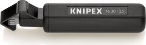 Knipex Кабелен нож, за изолация Ø6-29мм, черна ръкохватка 135мм, с фиксатор, - K1630135SB