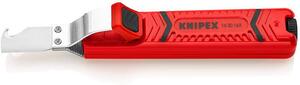 Knipex Кабелен нож, за изолация Ø8-28мм, червена ръкохватка 165мм, с фиксатор, - K1620165SB