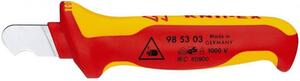 Knipex Кабелен нож извит, VDE 1000V жълто-червена ръкохватка 170мм, - K985303