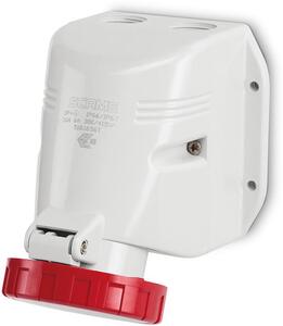 Scame Промишлен контакт 3P+Е 16A 6h IP66 серия Optima Top M25 открит монтаж - 518.1656T