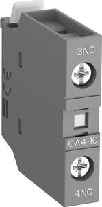 ABB Помощен контакт с 1NO /CA4-10/ за контактори AF09...96 за челен монтаж - 1SBN010110R1010