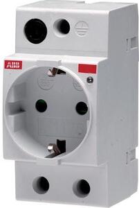 ABB Контакт за DIN-шина M1175 шуко 16Α 2.5 мод. - 2CSM210000R0721