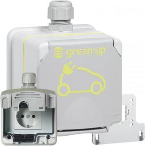 Legrand Контакт шуко 16A Green'up Access IP66 IK08 за зареждане на електрически и хибридни автомобили до 3,7kW - 090472