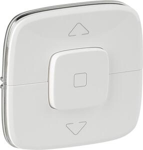 Legrand Лицев панел за ключ/бутон за щори цвят Бял Valena Allure - 755145