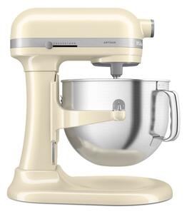 Планетарен миксер KitchenAid Artisan 5KSM70SHXEAC Almond cream, 375 W, 6.6 л, 11 скорости, 67 точки на допир, Повдигане на купата, Специална скорост Fold, Flex Edge, Крем