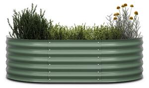 Blumfeldt High Grow Extended, повдигната леха, 150 x 43 x 60 cm, изработена от вълнообразна стоманена ламарина, лесна за сглобяване, устойчива на ръжда и замръзване