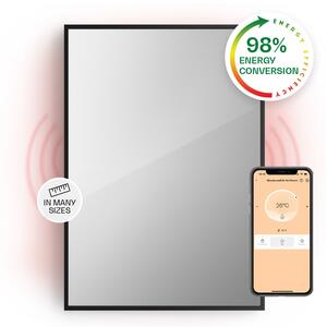Klarstein La Palma 750 smart отоплител 2 in 1 Инфрачервен конвектор 85x60 см 500W огледална предна част
