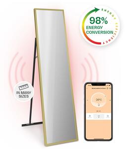 Klarstein La Palma 900 smart, Интелигентен инфрачервен отоплител, 40x160cm, 900W, Стойка за огледало