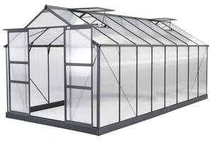 Алуминиева оранжерия Azalia 2,5 x 4,9 м CoverTech антрацит