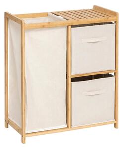 Етажерка 5five Tidy Box, С 1 кош за пране и 2 коша за съхранение, Бамбук