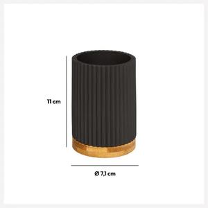 Поставка за четки за зъби 5five Modern Color - Черен