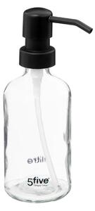 Дозатор за сапун 5five Glass, 250 ml - Прозрачно