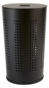 Кош за пране 5five Glass, Метал, Черен, 45 l