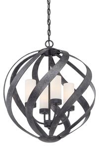 Quintiesse QN-BLACKSMITH-4P-OBK - Външен полилей BLACKSMITH 4xE14/40W/230V IP44 черен