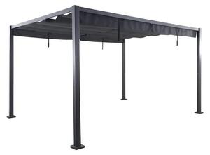 Беседка Hesperide Zalya, Алуминий, Графит, 4x3 m
