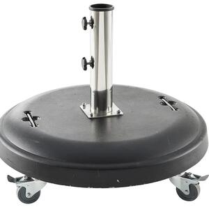 Основа за чадър с колелца Hesperide Pimano, Черен бетон, 50 kg