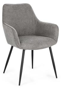 BIZZOTTO ТРАПЕЗЕН СТОЛ CORA 58X63X85,5 ТЪМНО СИВ