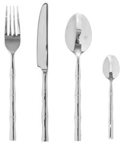 Комплект прибори Secret de Gourmet Bambou, Инокс, 24 части