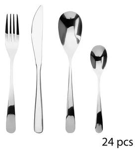 Комплект прибори Secret de Gourmet Mesa, Инокс, 24 части