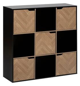 Рафт 5five Mix'n Door Chevrons, 9 отделения, Черен