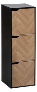 Рафт 5five Mix'n Door Chevrons, 3 отделения, Черен