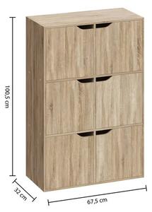 Рафт 5five Mix'n Modul Natural Door, 6 отделения