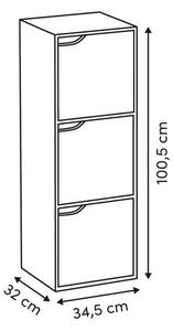 Рафт 5five Mix'n Modul Natural Door, 3 отделения