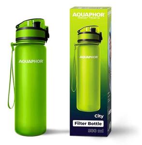 Бутилка Aquaphor City Tritan, филтрираща, 500 мл, зелена