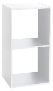 Рафт 5five Mix'n Modul, 2 отделения, MDF, 35x32x68 cm - Бял