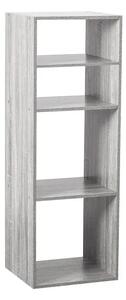 Рафт 5five Mix'n Modul, 2+2 отделения, MDF, 35x32x101 cm - Сив