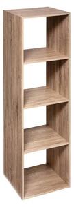 Рафт 5five Mix'n Modul, 4 отделения, MDF, 35x32x134 cm - Дървесен