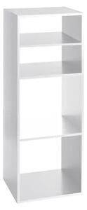Рафт 5five Mix'n Modul, 2+2 отделения, MDF, 35x32x101 cm - Бял
