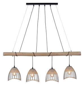 Leuchten Direkt 11156-79 - Пендел REED 4xE27/60W/230V