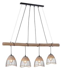 Leuchten Direkt 11156-79 - Пендел REED 4xE27/60W/230V