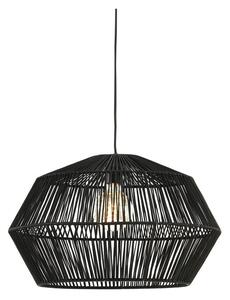 Матово черно таванно осветително тяло ø 49 cm Deya - Light & Living
