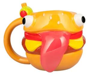 Чаша Paladone: Fortnite - Durrr Burger Shaped Mug, 450ml, зелена