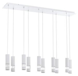 Eglo 39703 - LED Висящ полилей BERNABETA 10xGU10/5W/230V бял