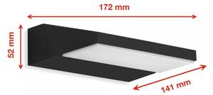 Telefunken - Външно стенно LED осветително тяло LED/10W/230V IP44 черно