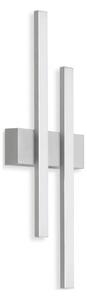 Telefunken - LED външно стенно осветително тяло 2xLED/4W/230V IP44 сребристо