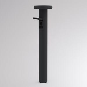 Molto Luce LED осветление за пътеки CIRC, включване/изключване, контакт антрацит 82 см IP65, Черен, Алуминий, Модерен