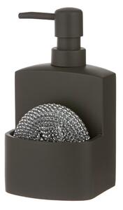 Тъмносив диспенсер за сапун от полиресин 250 ml Essentials – Ladelle