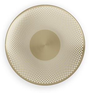 Northern LED стенна лампа Glint месингов цвят, стомана, Ø 25 cm, Затъмняване, Злато / месинг, Дневна/трапезария, Алуминий, Дизайн