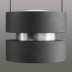 Brilliant LED висяща лампа Glow-Sphere, дължина 112 cm, черна, метал, Затъмняване, Черен, Дневна/трапезария, Алуминий, Модерен