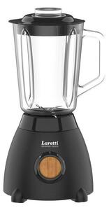 Блендер Laretti LR-FP7325, 500W, 1.5 л, Ножове от неръждаема стомана, 2 скорости + импулс, Заключващ механизъм, Черен