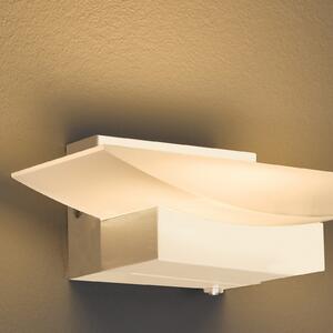 FISCHER & HONSEL LED стенна лампа Bowl TW, CCT ширина 20 cm, пясъчен цвят, Затъмняване, Бежов, Дневна/трапезария, Метал, Модерен