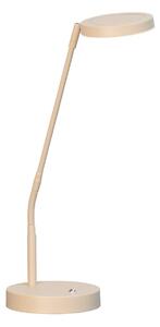FISCHER & HONSEL LED настолна лампа Sorento, височина 48 cm, пясъчен цвят, метал, CCT, Затъмняване, Бежов, Дневна/трапезария, Метал, Модерен