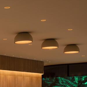 Vibia Duo 4874 LED плафон, кремав, Затъмняване, Бежов, Дневна/трапезария, Метал, Модерен