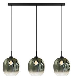 Полилей с кабелно окачване MIRROR 3xE27/14W/230V димно черен