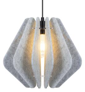 Полилей на кабел MARGARET 1xE27/40W/230V сив